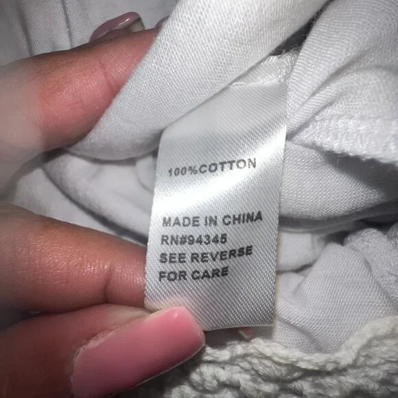 Boston Proper Beautiful White Crochet Dress with inner lining Size L - Picture 5 of 7